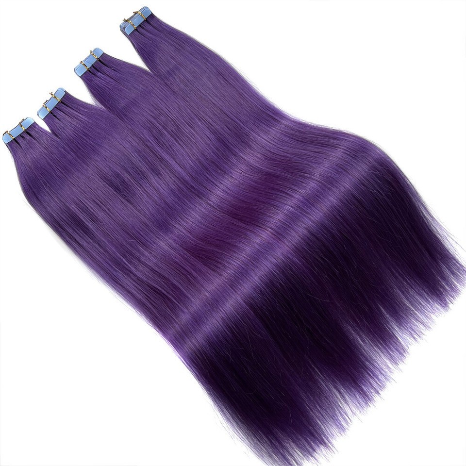 Tape in Hair Extensions 100% Remy Real Human Hair Seamless Skin Wefts Balayage