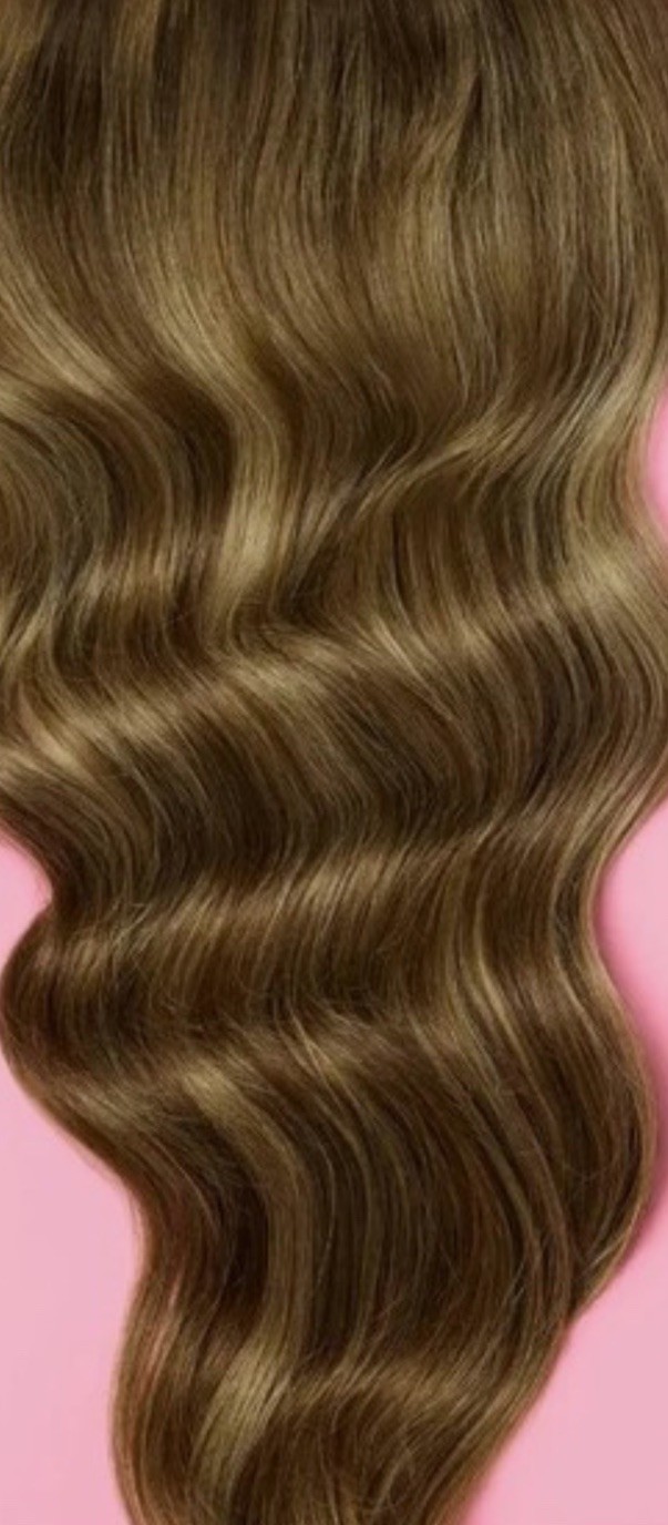 Glam Seamless 16″ Tape In Remy Human Hair Extensions 4/27 highlight Open Box