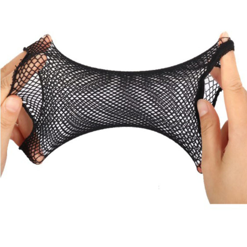 Hair Elastic Wig Cap Fishnet Liner Weaving Mesh Stocking Sleep Net Black