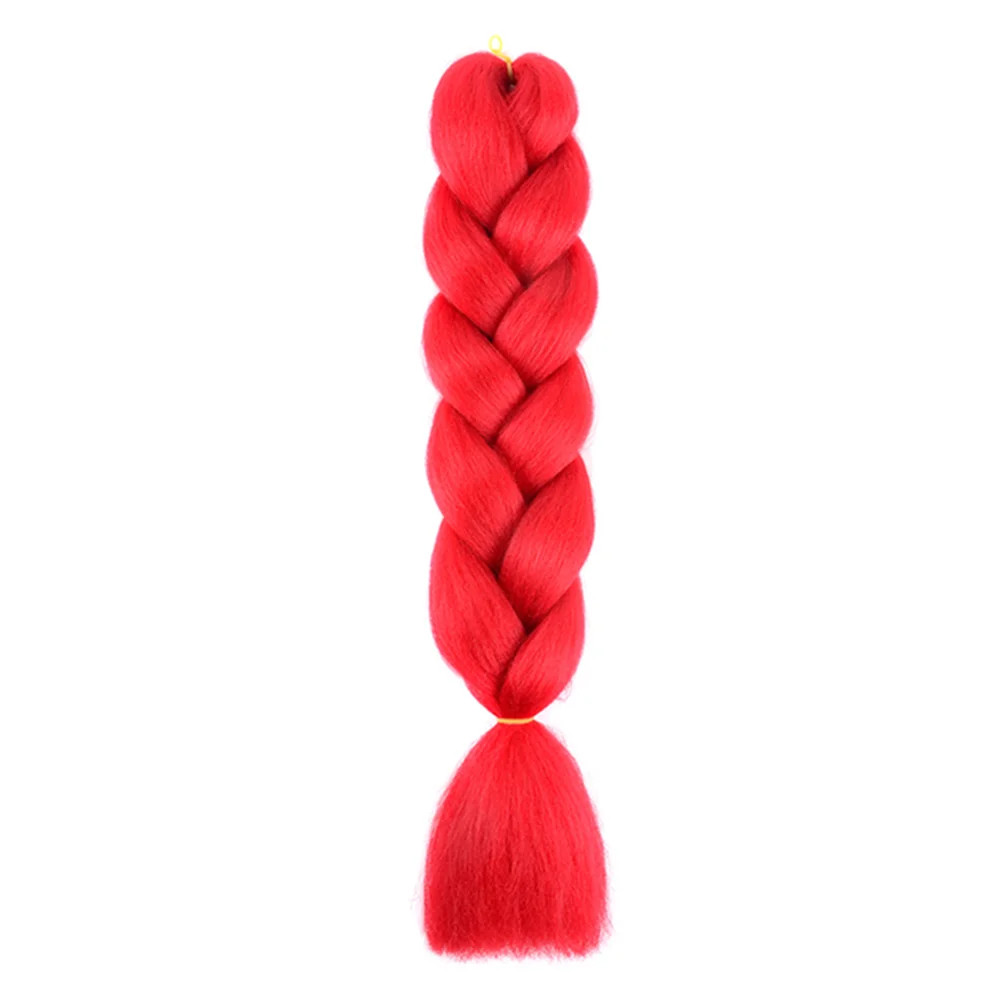 DIY Jumbo Braiding Hair Synthetic Afro Ombre Crochet Braid Extensions For Women