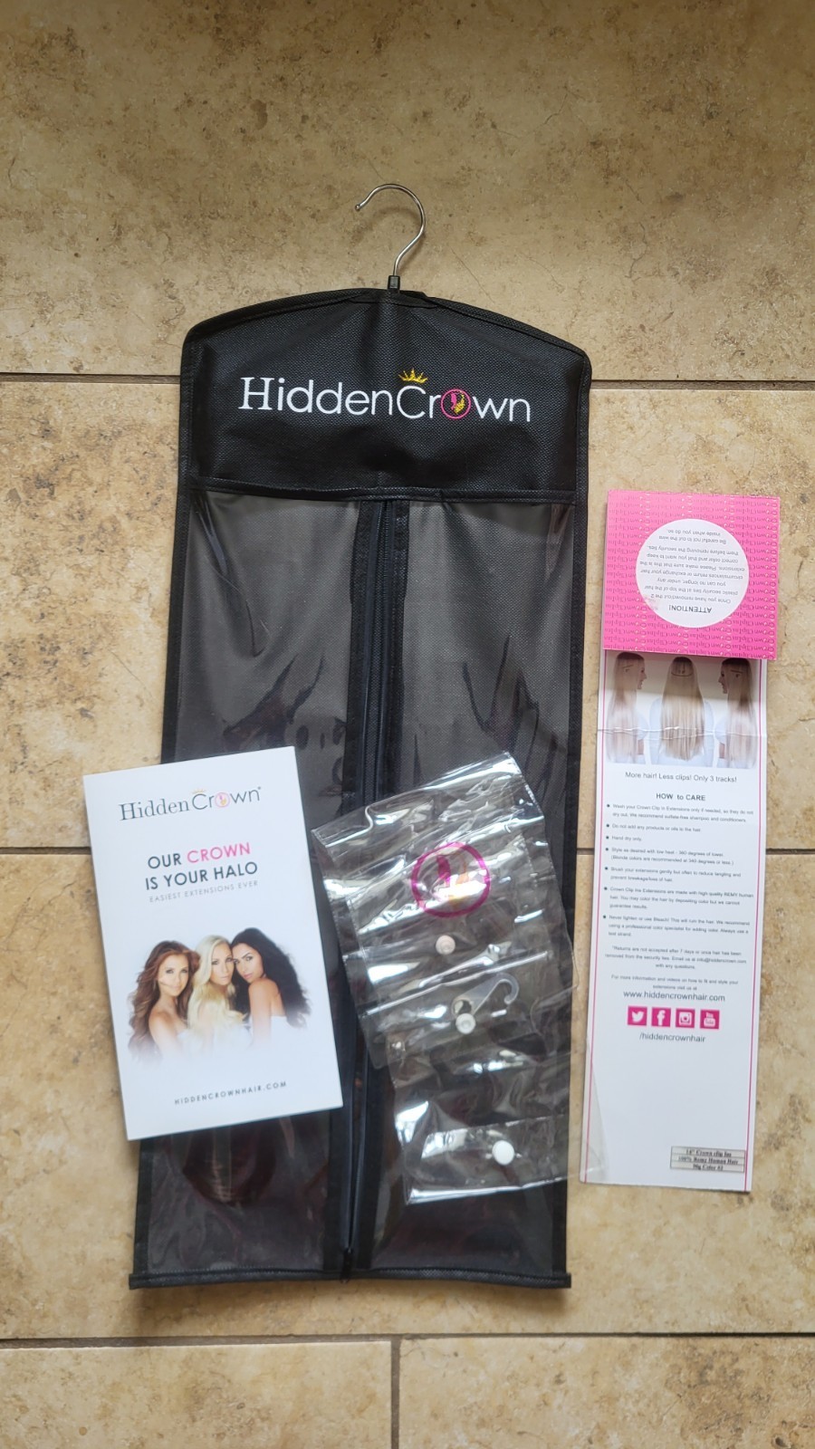 (1 Piece-Back Piece) Hidden Crown Clip In #3 Dark Brown Remy Human Hair 12″