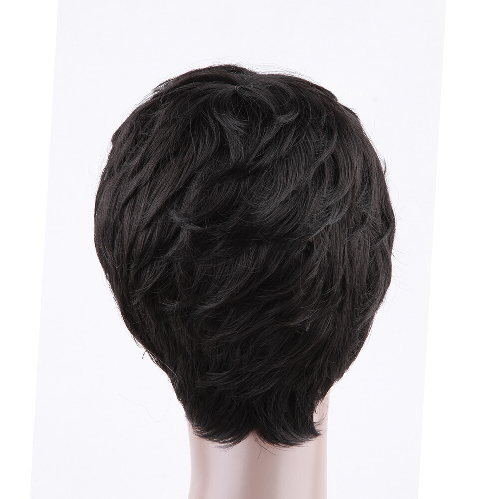 Human Hair Wigs Pixie Wigs Pixie Cut Short Wave Wigs for Women