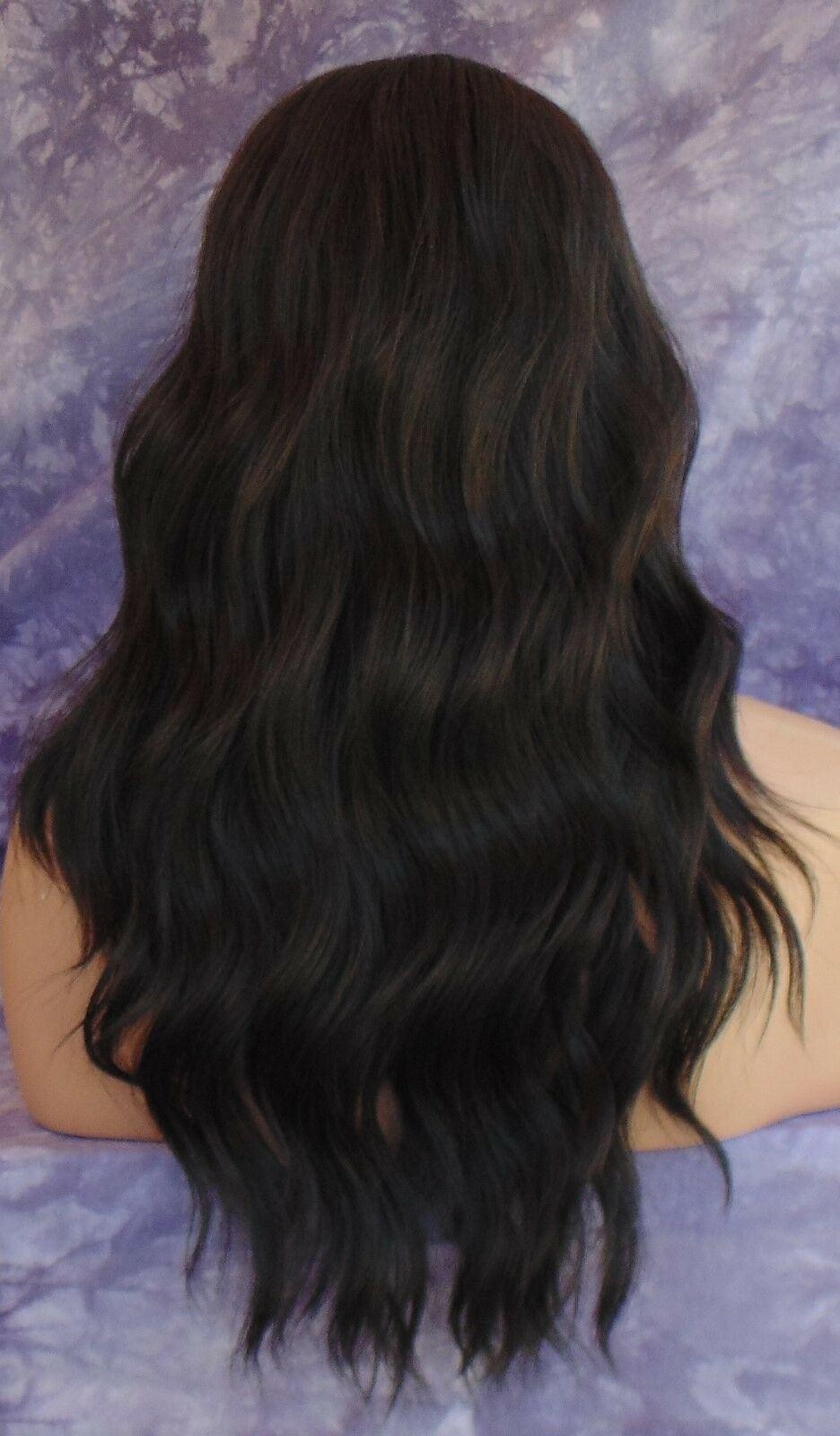LACE FRONT HAND TIED EAR 2 EAR LACE HEAT FRIENDLY #2 DARK BROWN WIG US SELL 252
