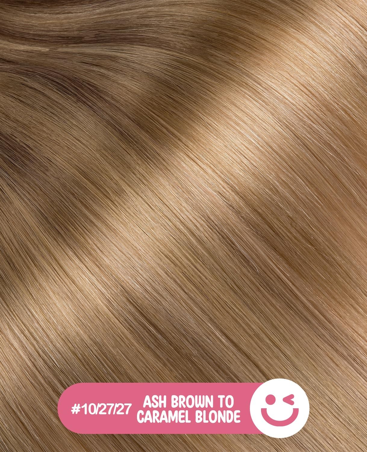 Youngsmile Injection Tape In Hair Extensions Human Hair Balayage 10/27/27