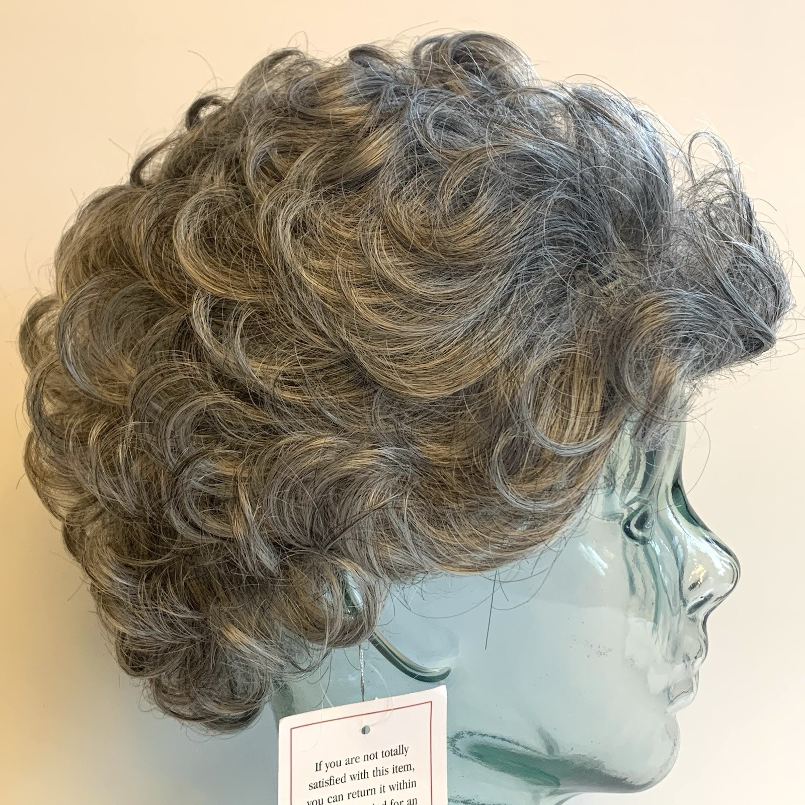 The Wig Company TWC Basics ENCORE ONYX GRAY Capless Open Wefted Size Average NEW
