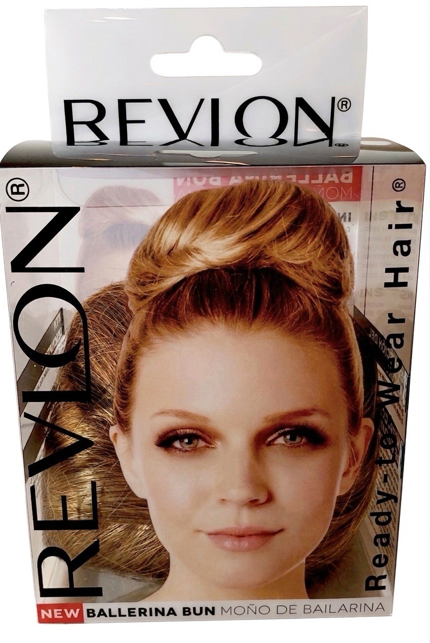 Revlon Ballerina Bun Ready To Wear Hair Piece frosted.