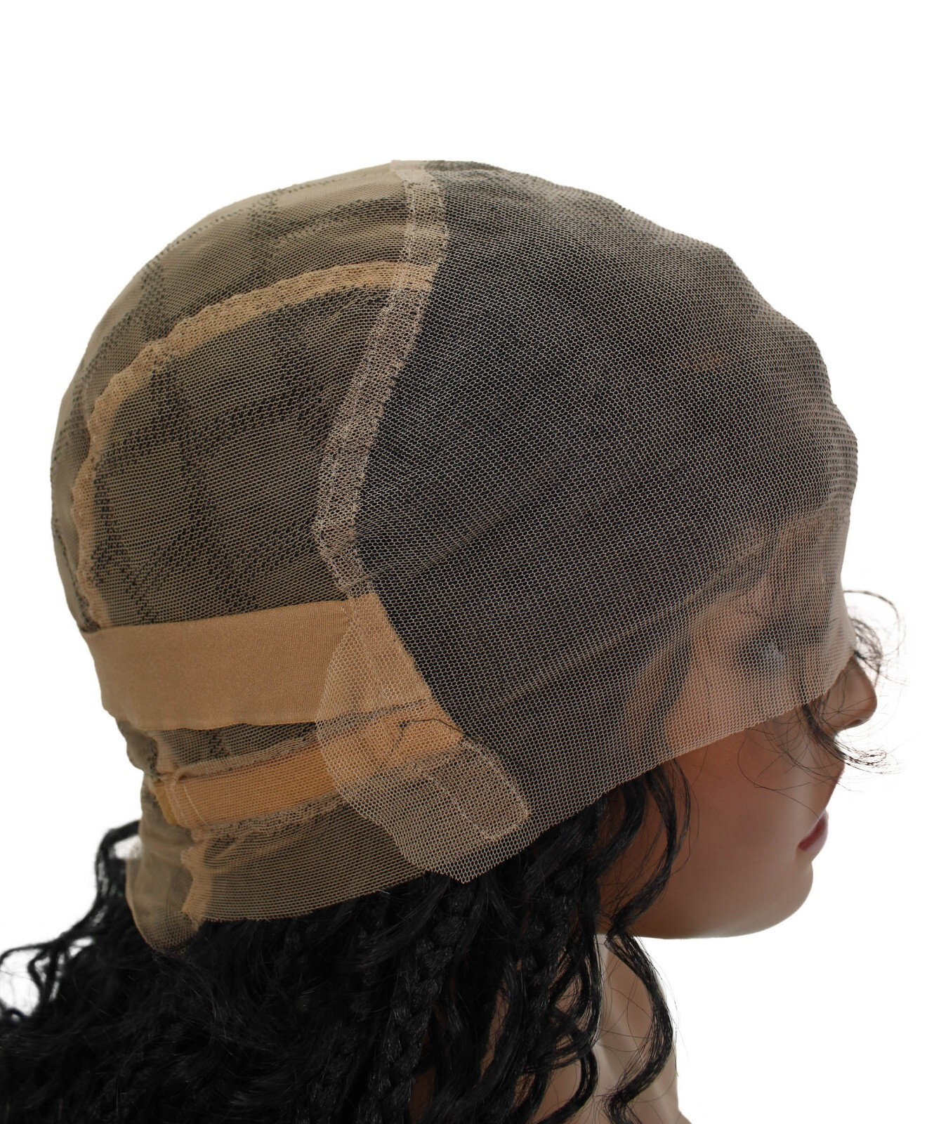 LUXLUXE Grace 25-inches Full Hand-tied Boho Box Braids Wig with Baby Hair