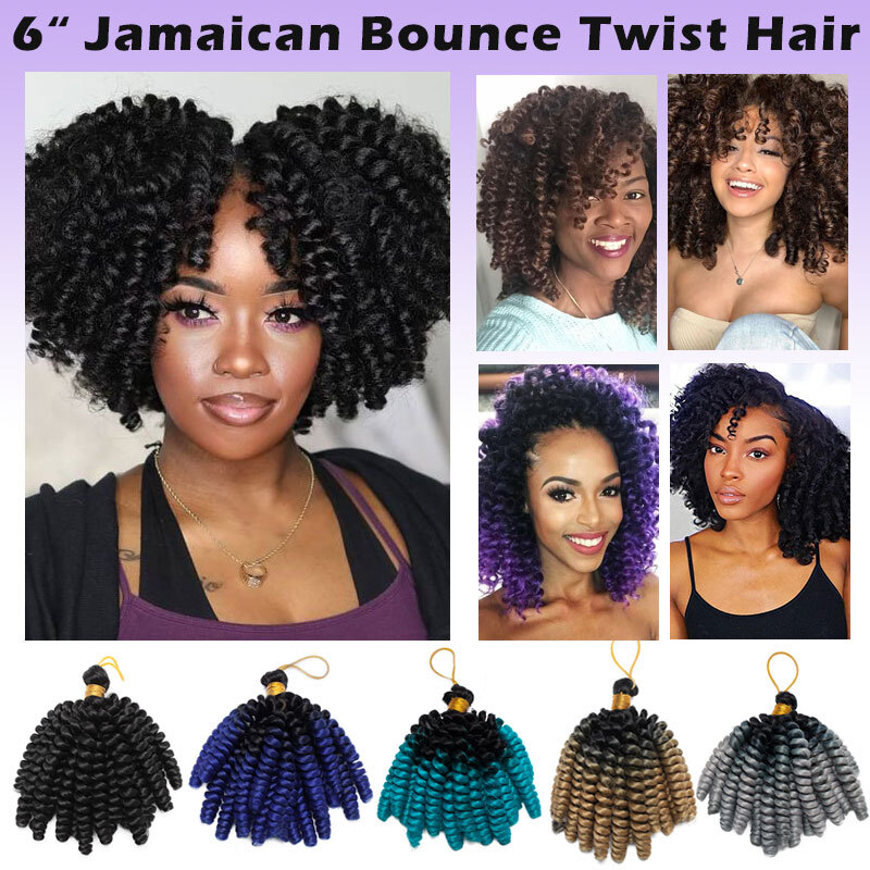 Jamaican Bounce Curly Crochet Braids Toni Curls Hair Extensions Real As Human
