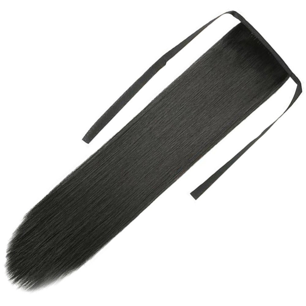 High Temperature Fiber Straight Ponytail Extension for Women Girls
