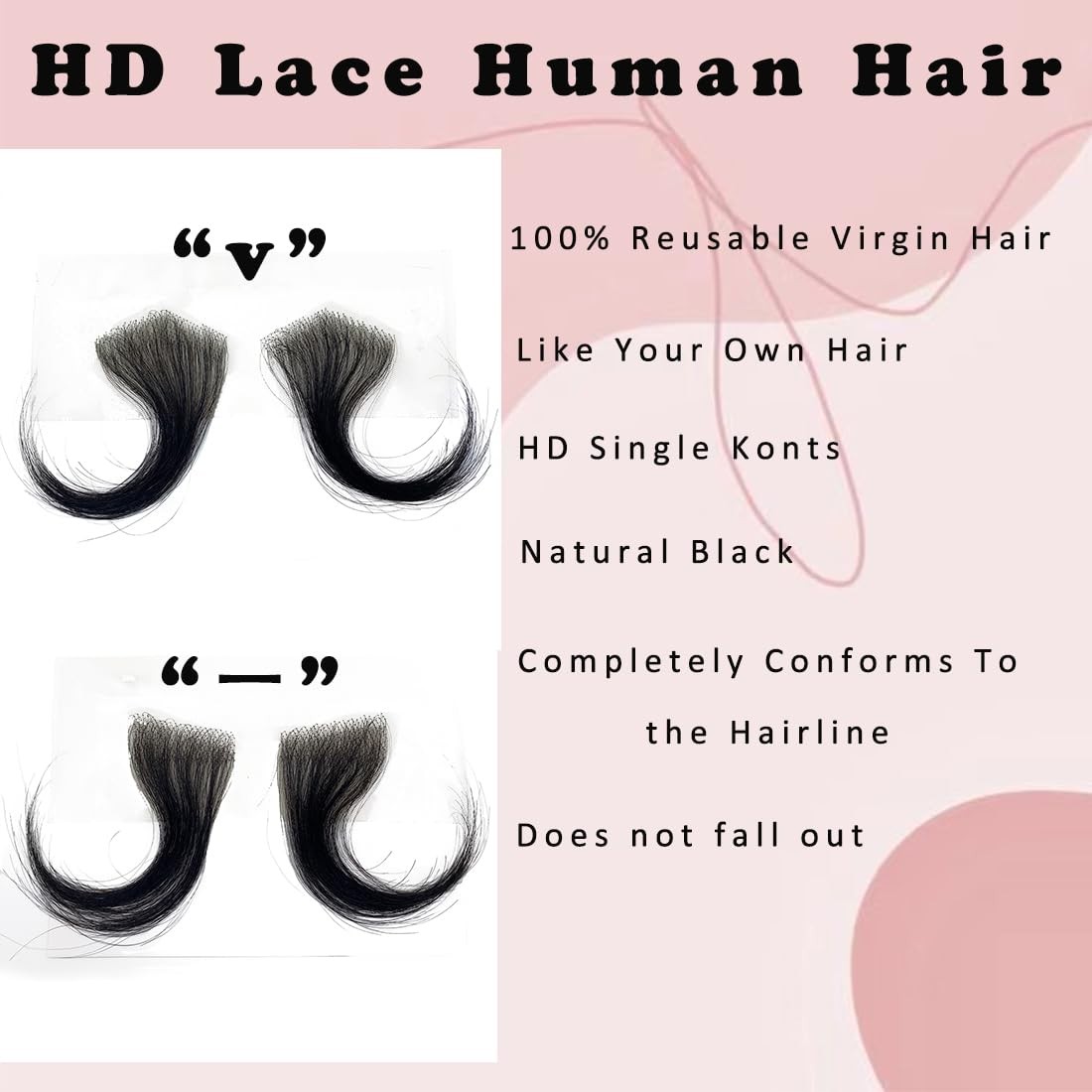 Ysdqs Hair Edges Hair Top Swiss Hd Lace 100 Real Human Hair Reusable Breathable
