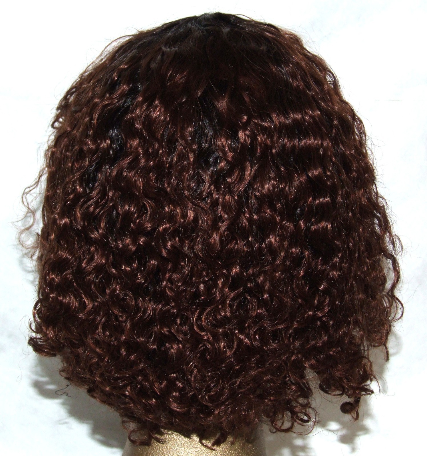 Spotlight 100% Human Hair Kinky Curly Auburn ES WH Pro-Lucerne 10″ TT1B/33