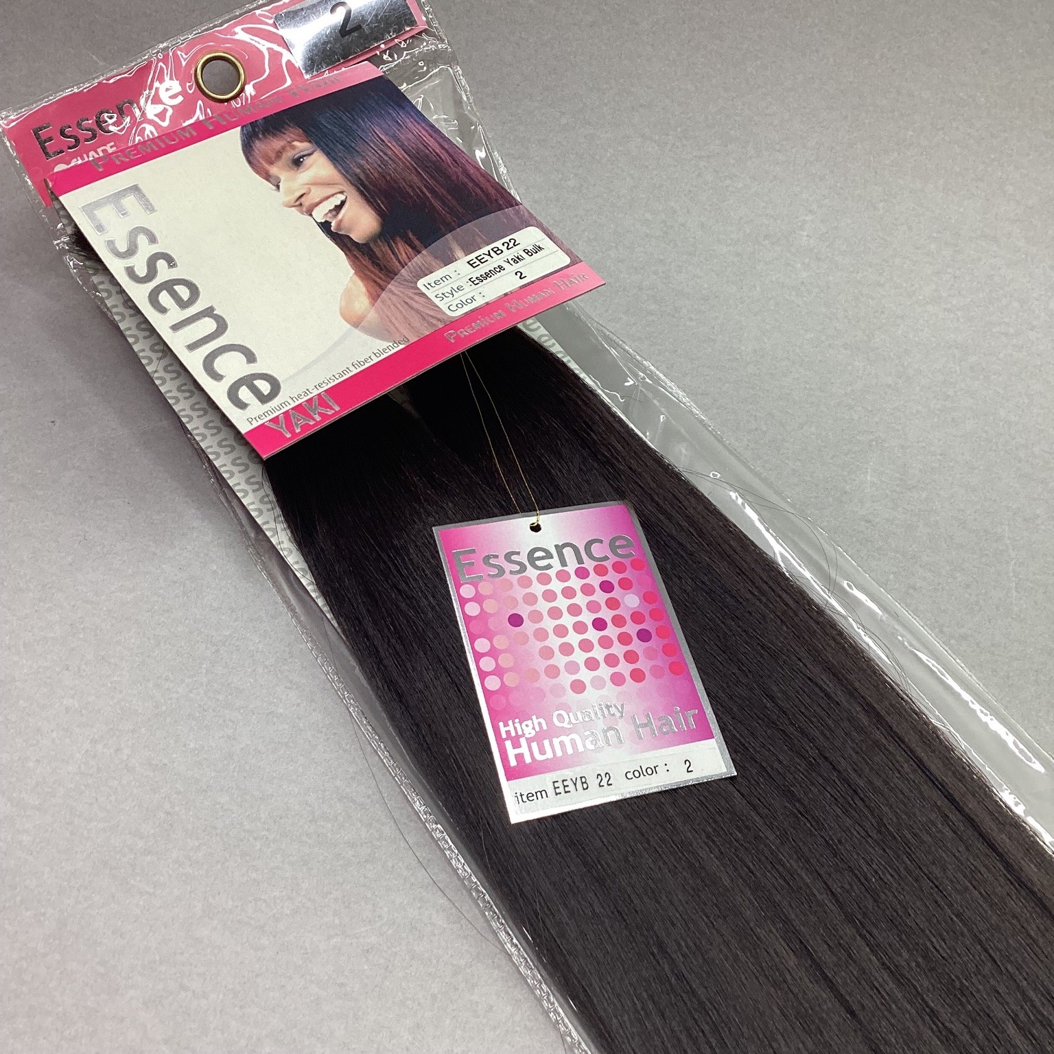 Essence High Quality Human Hair Extensions Bulk Color 2 EE YB 22
