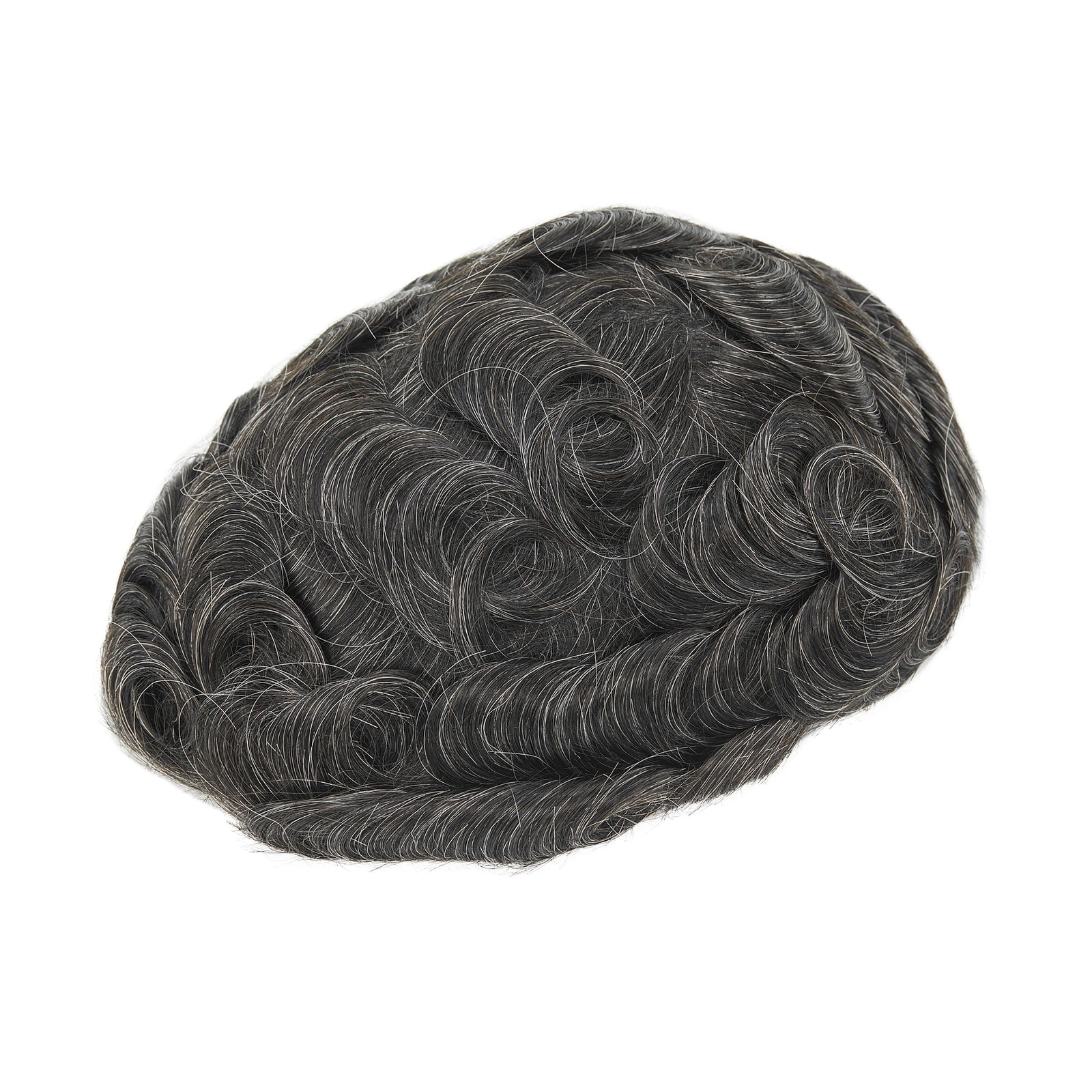 0.04-0.06mm Full Super Thin Skin Base Hairpieces Slight Wave Skin Toupee for Men