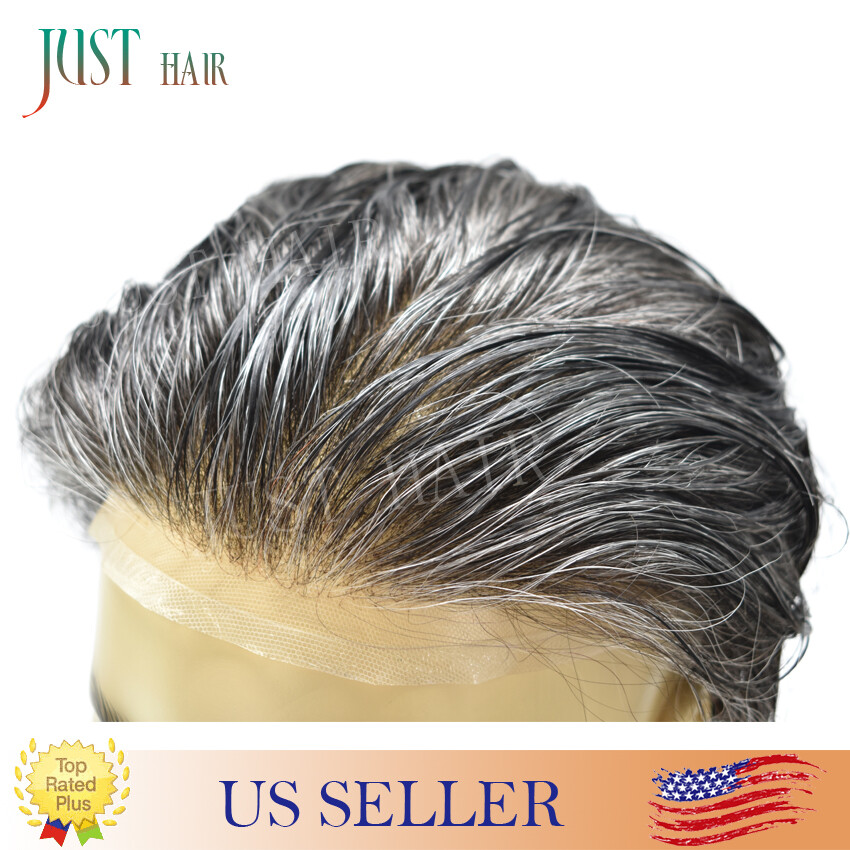 Natural Hairline French Lace Mens Toupee Full Lace Hairpieces Repalcement System