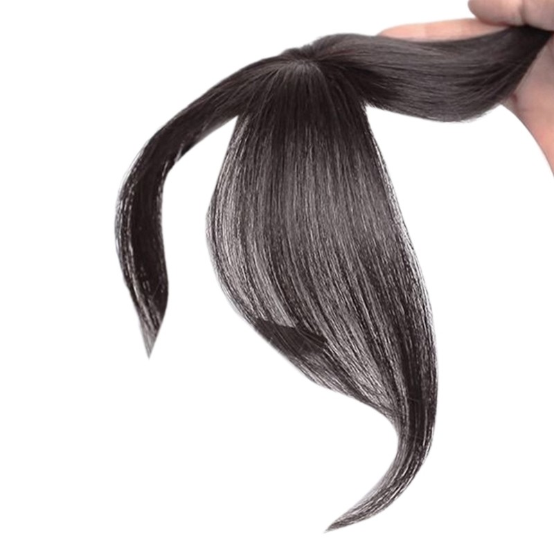 False Bangs Toppers Hair Extensions Toupee for Covering White Loss Daily Wear