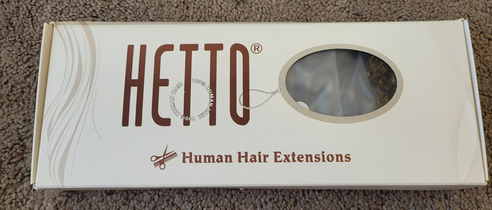 Hetto Human Hair 16″ Curly Wavy Clip in Hair Extension 4/27 KC 7 Pcs HIghlight