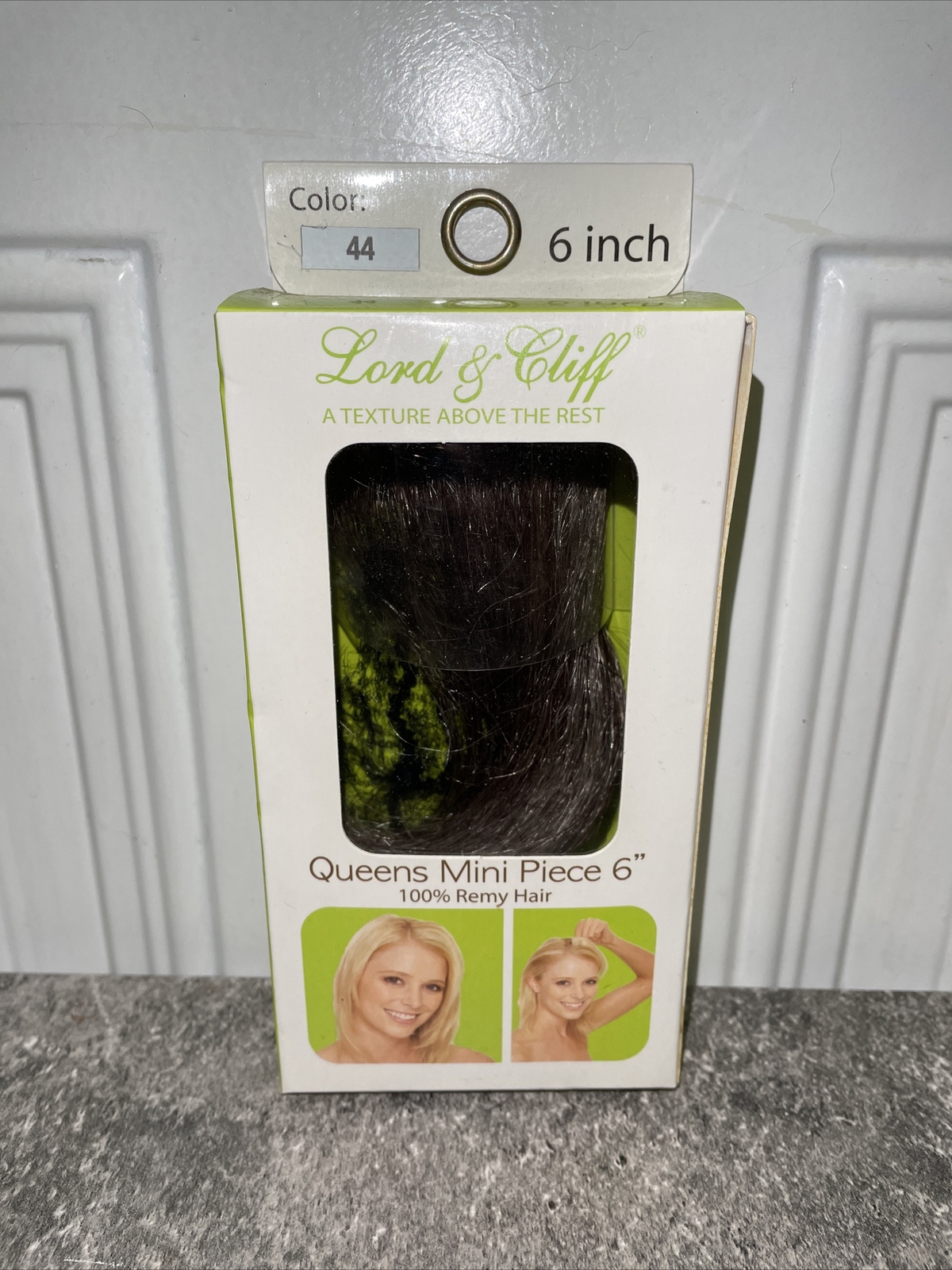 Lord & Cliff 100% Remy Clip-In Hairpiece QUEENS MINI PIECE 6 Inch – Color 44