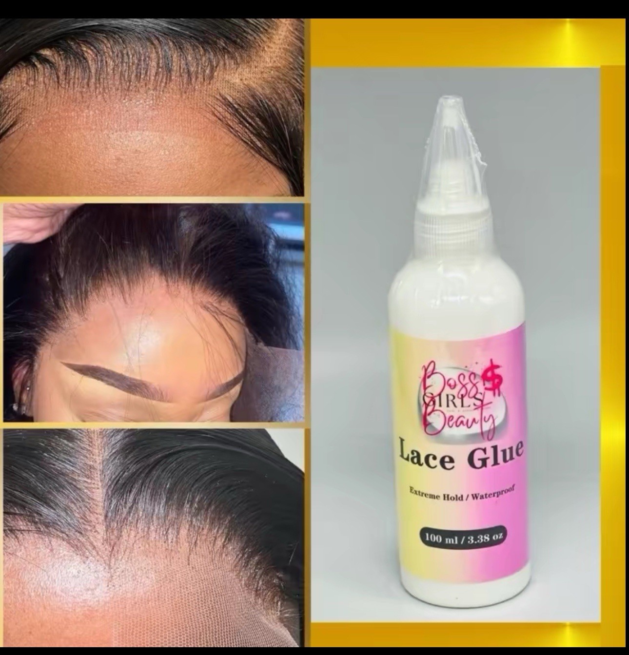 Wig Glue for Front Lace Waterproof, Bold Hold 100ml