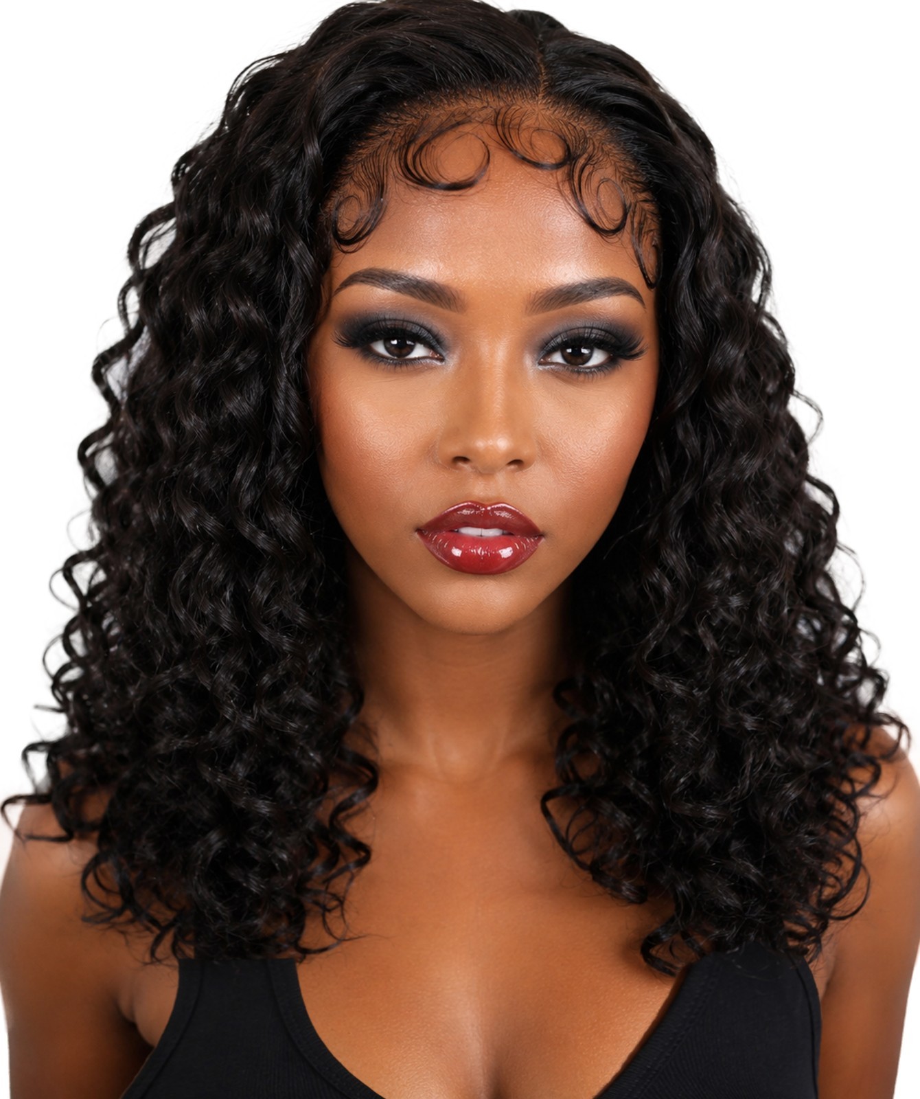 LUXLUXE Nadia 14.5” Side-parted Lace Front Medium Length Multicolor Wig BL-0153