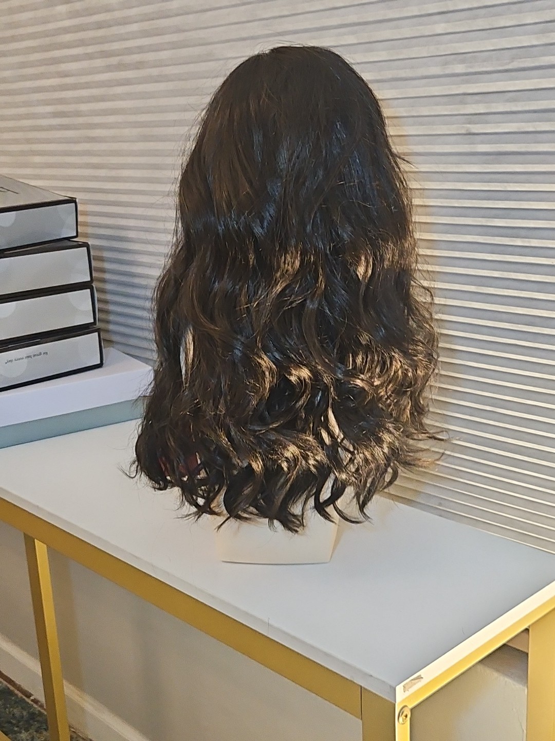 Rene Of Paris Wig LAYLA Color CARAMEL BROWN Lace Front Mono Part BEACHY WAVES
