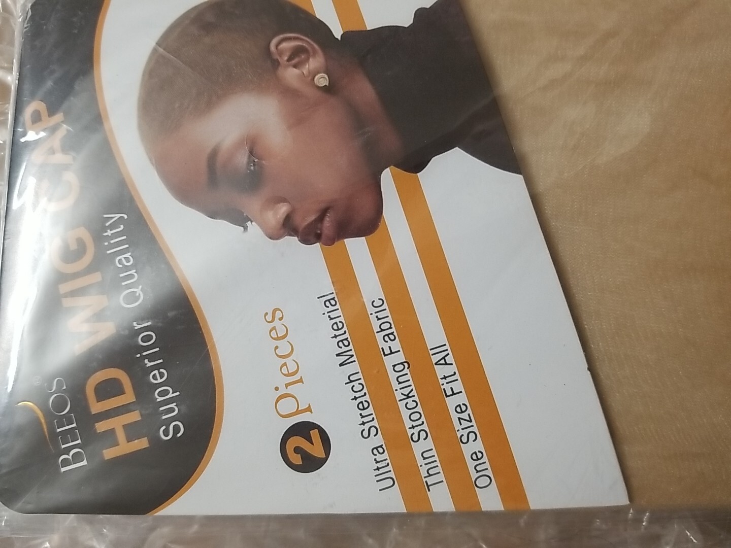 BEEOS HD Wig Cap 2 Pieces Superior Quality Ultra Stretch Thin Stocking