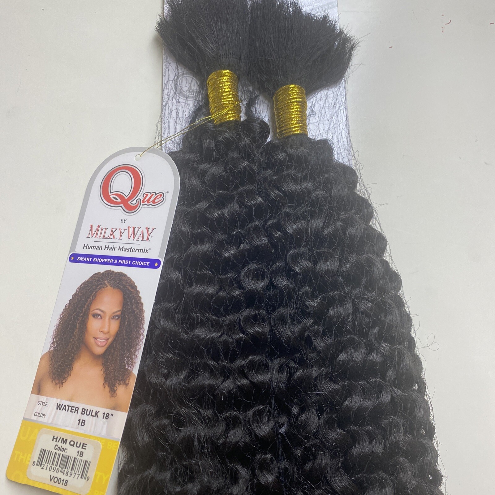 MILKY_WAY_QUE_100% HUMAN HAIR_MASTER MIX_WATER_BULK_18″_#1B