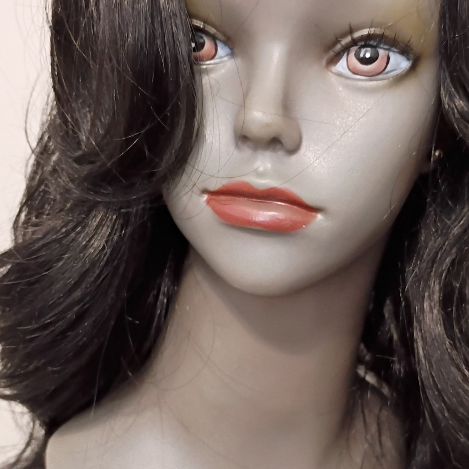 Zury Black Wavy Layered Lace Front Wig Free-Part Synthetic 21-30 in