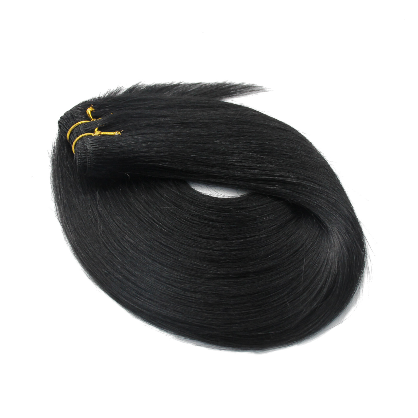 Sew In Weave Weft Human Hair Extensions Real Remy Russian Thick Hair Full Head