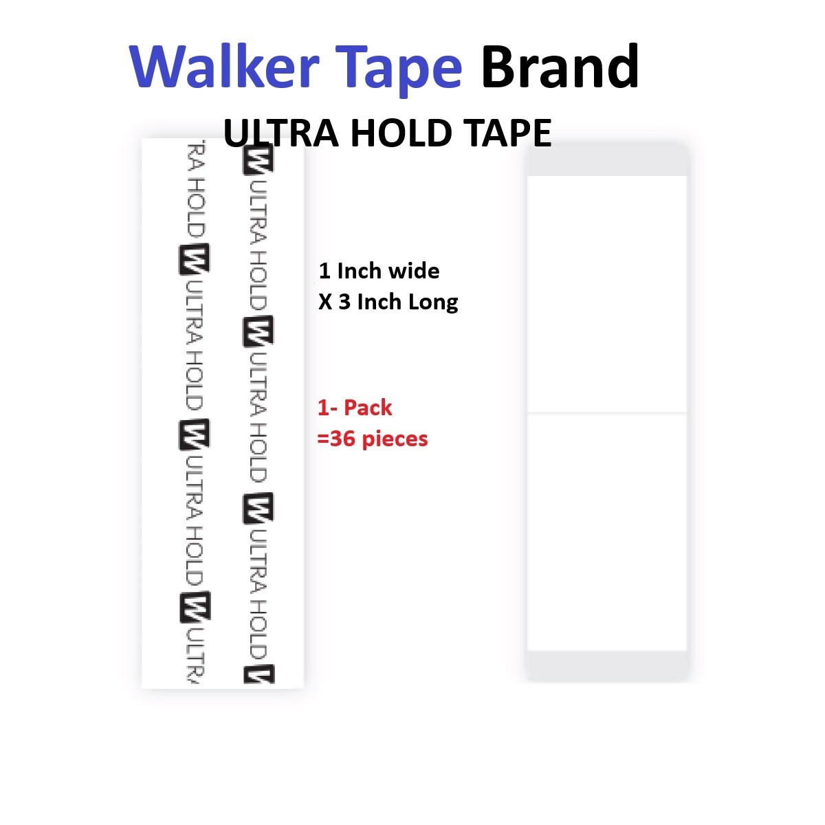 Ultra Hold Tape by Walker Tape Co 1 inch wide 1 pack