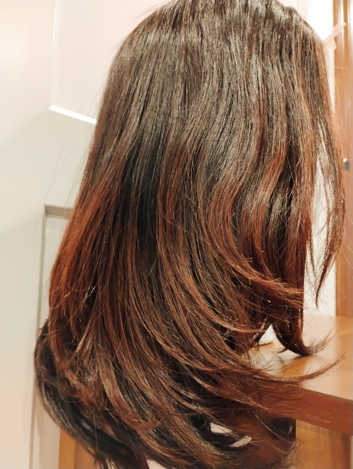 The Nirene Collection Human Hair Closure Wig Bob HD Lace Brand New Custom Color