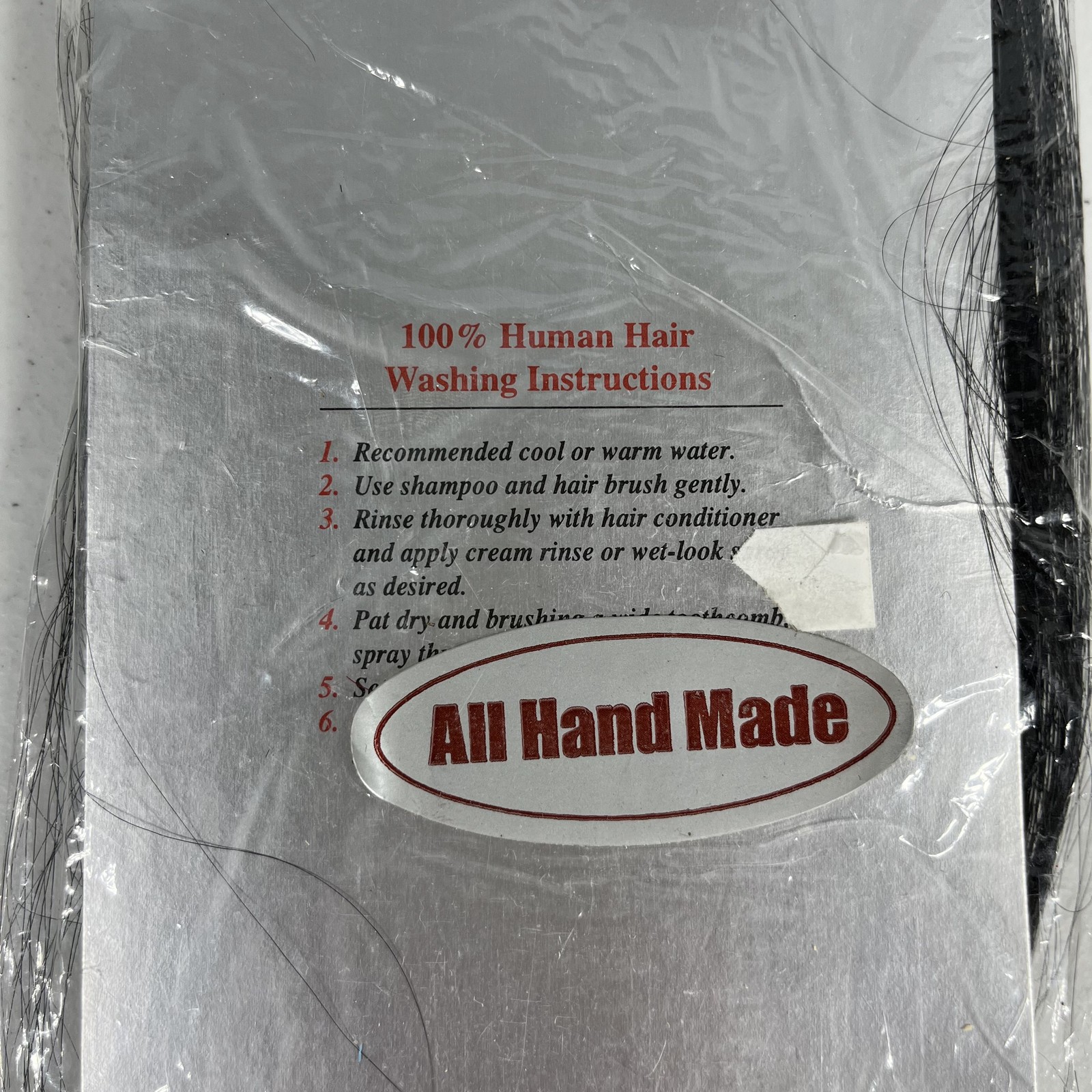 Hollywood 100% Human Hair Extensions American Silky Hand Made Weft Color 1 Jet