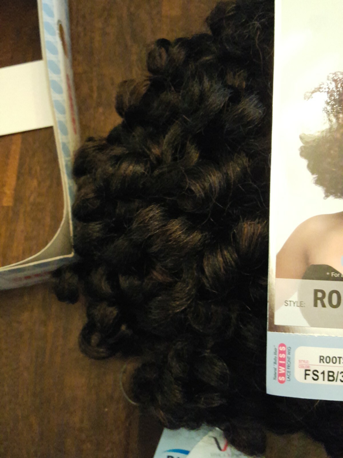 Natural Baby Hair Swiss Lace Front Wig Style Roots Color GM Cabernet/D Bio Cap