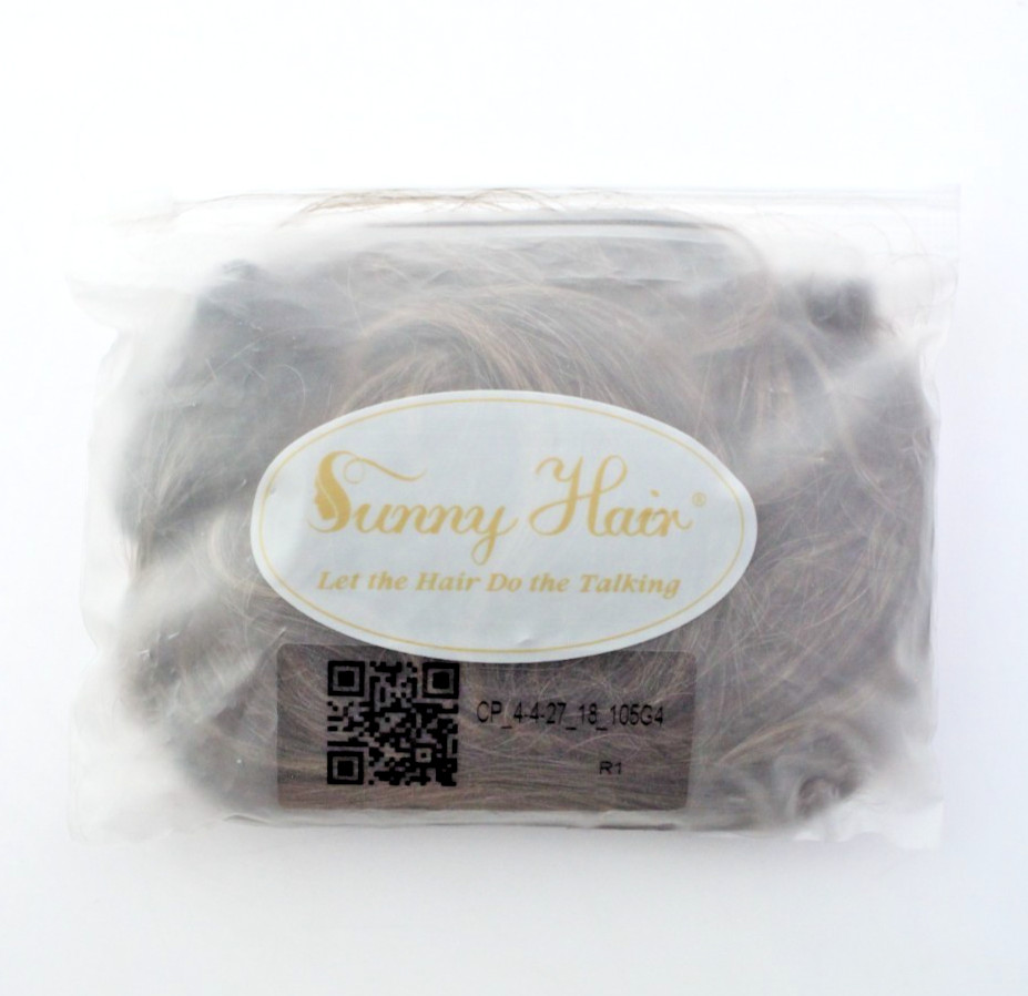 Sunny Hair CLIP-IN 18in Brown/Blonde Straight Human Hair Extensions CP 4-4-27