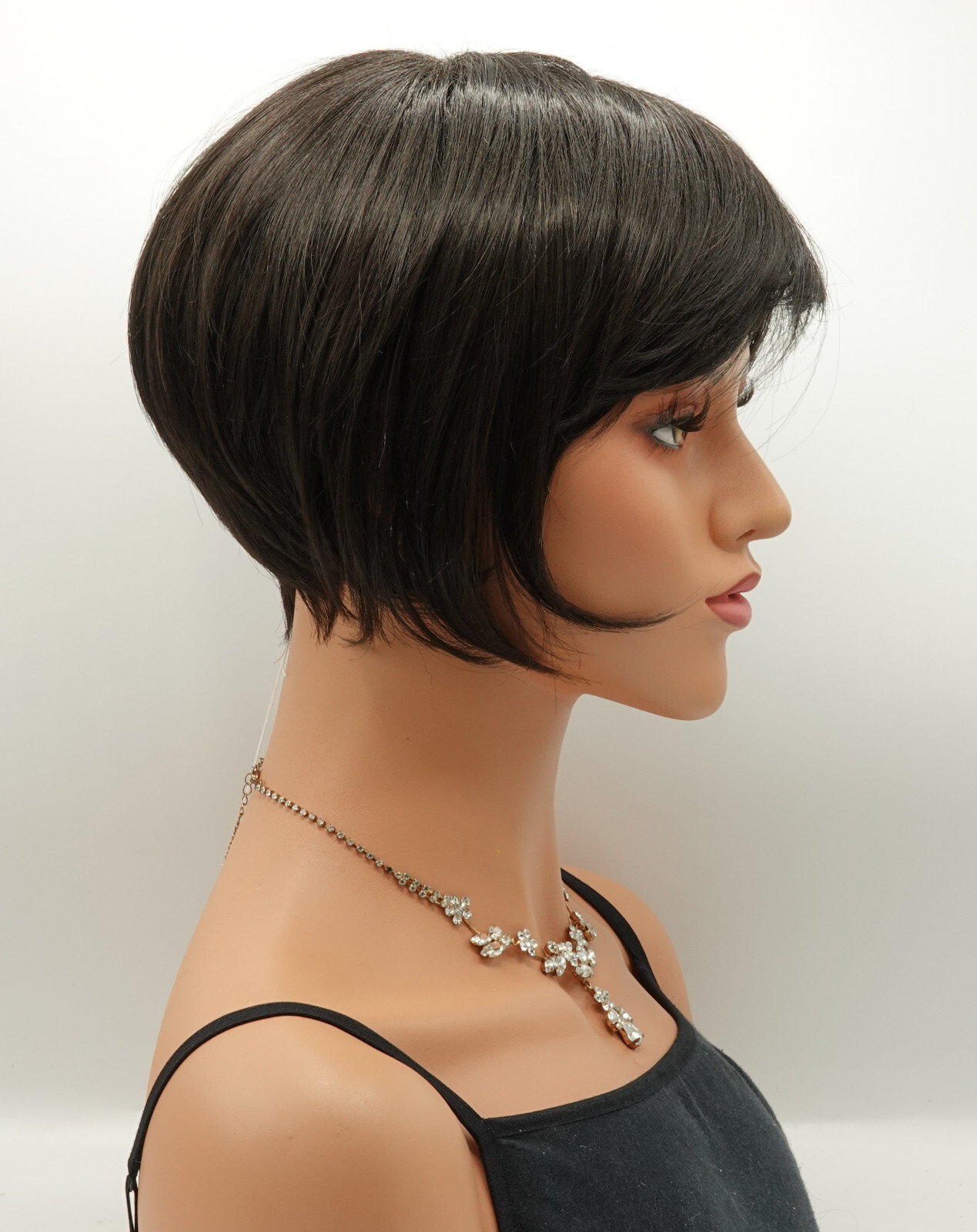 LAYERED BOB Wig by HAIRDO, R4 Midnight Brown/Dark Brown, HeatFriendly