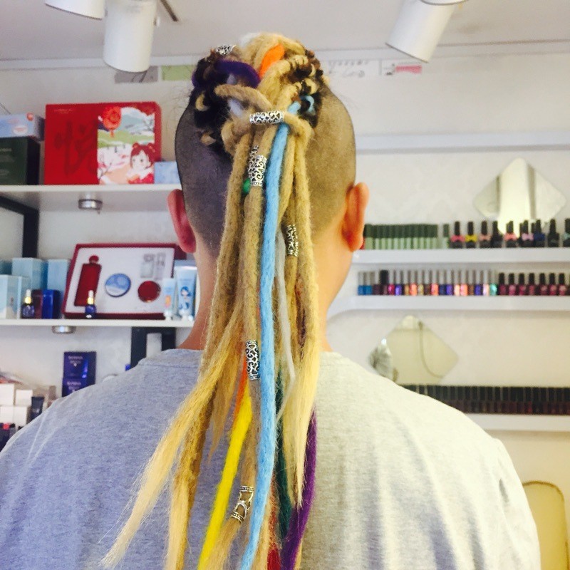 Fashion Dreadlock Hair Extensions 50cm 5pcs 25gr Pencil Thin 79colors Women Men