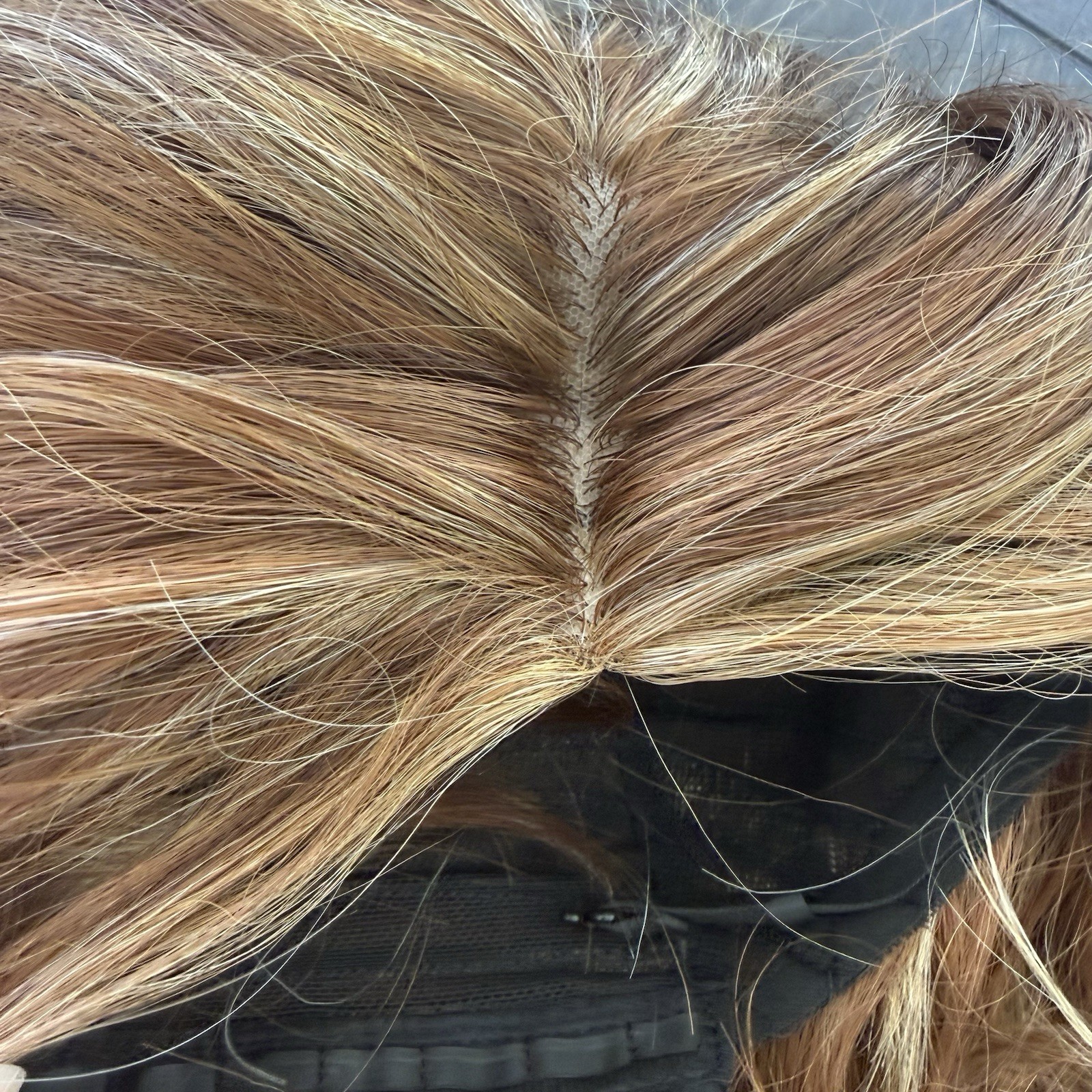 raquel welch wig Real Part Long Layer Red And Blonde Highlights New W Tags Boxed