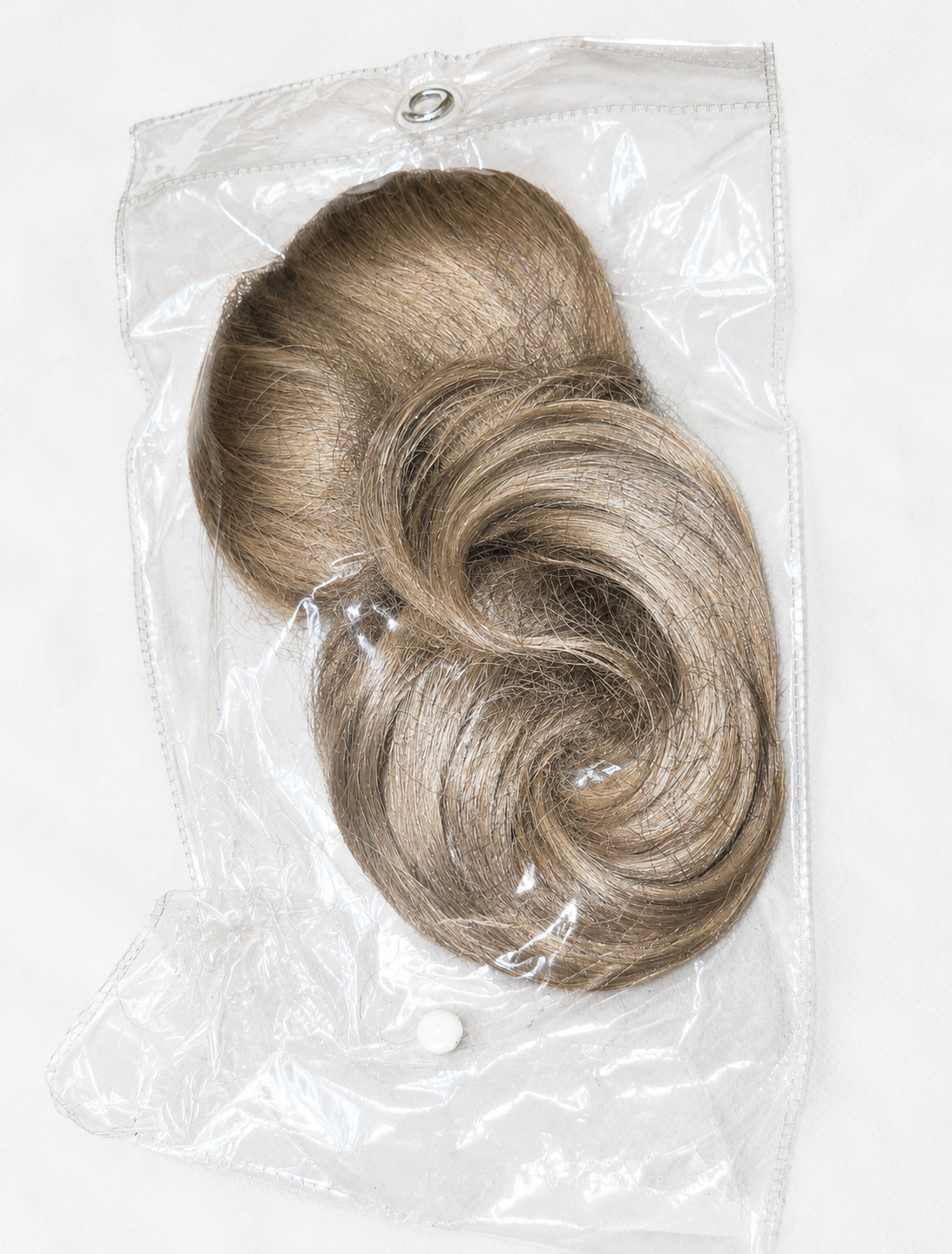 New Pageant Dark Blonde Real Human Hair Wavy Ponytail Glam Volume High Quality
