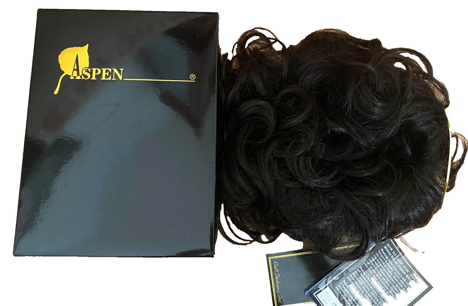 NEW Aspen Topper Top Piece CP-10 Top Secret Synthetic Hair in 4 Dark Brown BOXED