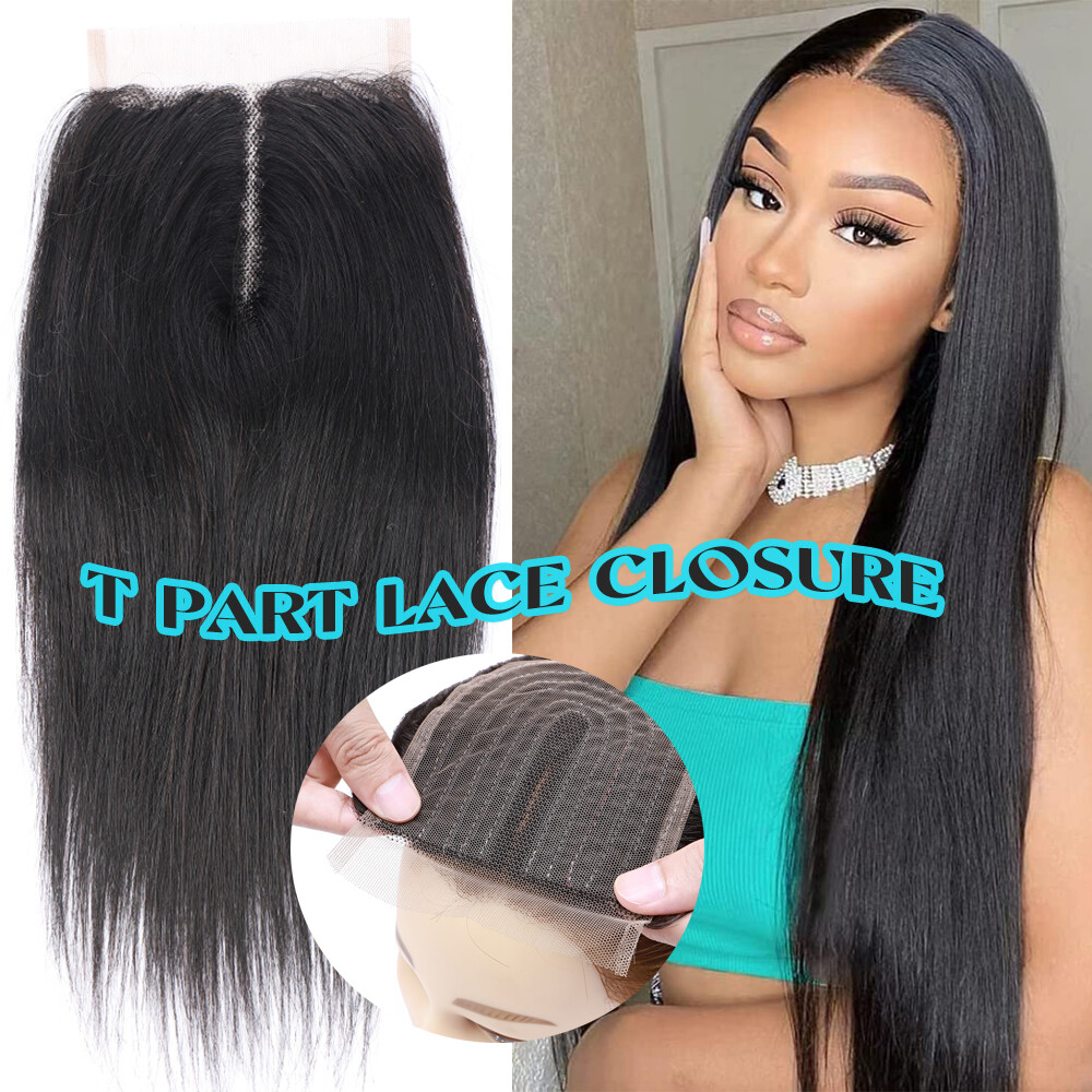 Lace Closure Peruvian Virgin Remy Human Hair Extension Straight/ Body Wave SOFT