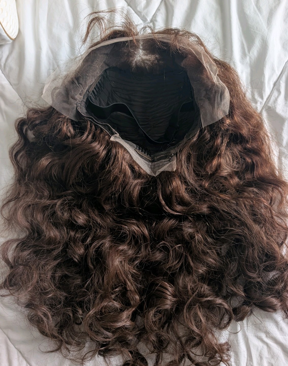 Women’s Human Hair 24 Chocolate Brown Lace Front Deep Wave with Baby Hair 13×4
