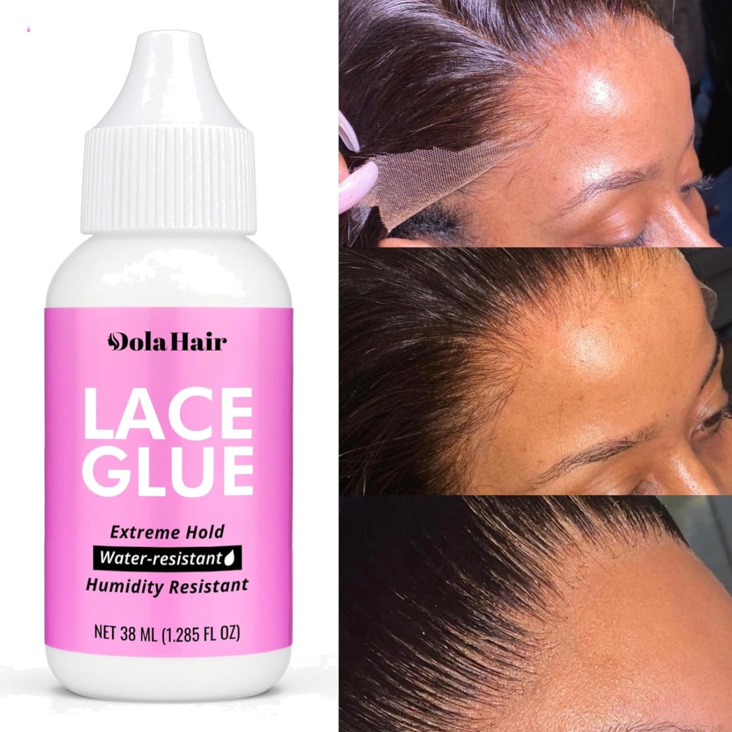 1.285 oz Extreme Hold Lace Wig Adhesive – Quick Dry Formula for Sensitive Skin