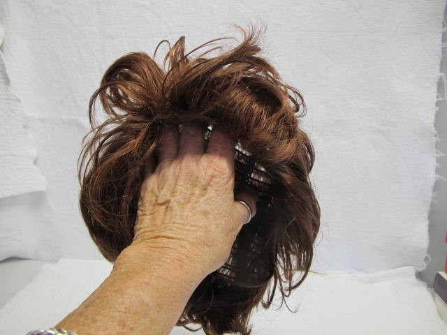 Beshe Toyokalon Wig Auburn Red Short Curly Cap Drawstring Sizer Excellent