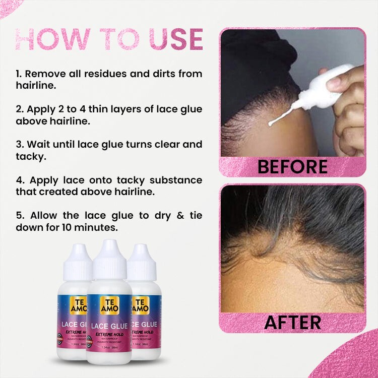 LACE GLUE – Extrem Hold by TE AMO