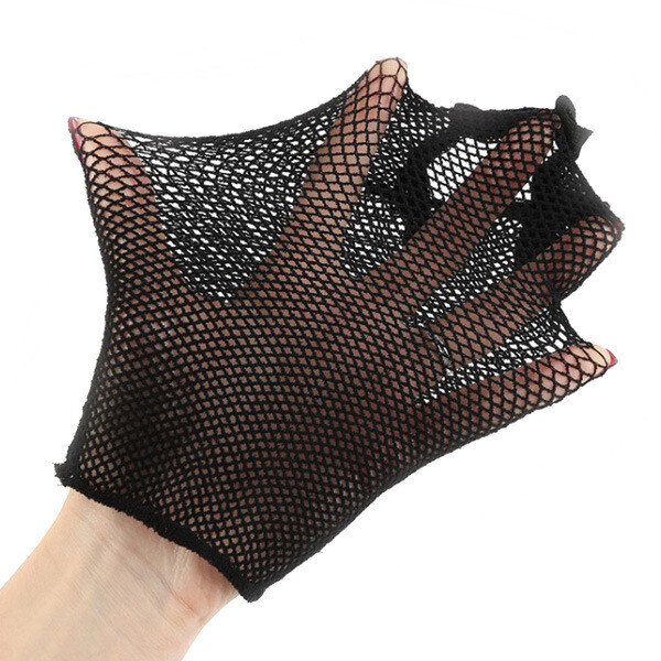 Hair Elastic Wig Cap Fishnet Liner Weaving Mesh Stocking Sleep Net Black