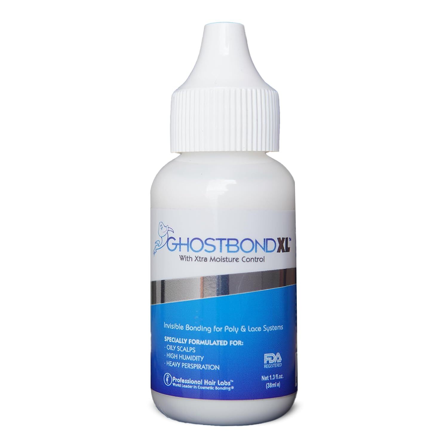 GHOSTBOND XL Hair Replacement Adhesive 1.3oz- Invisible Wig Bonding Glue