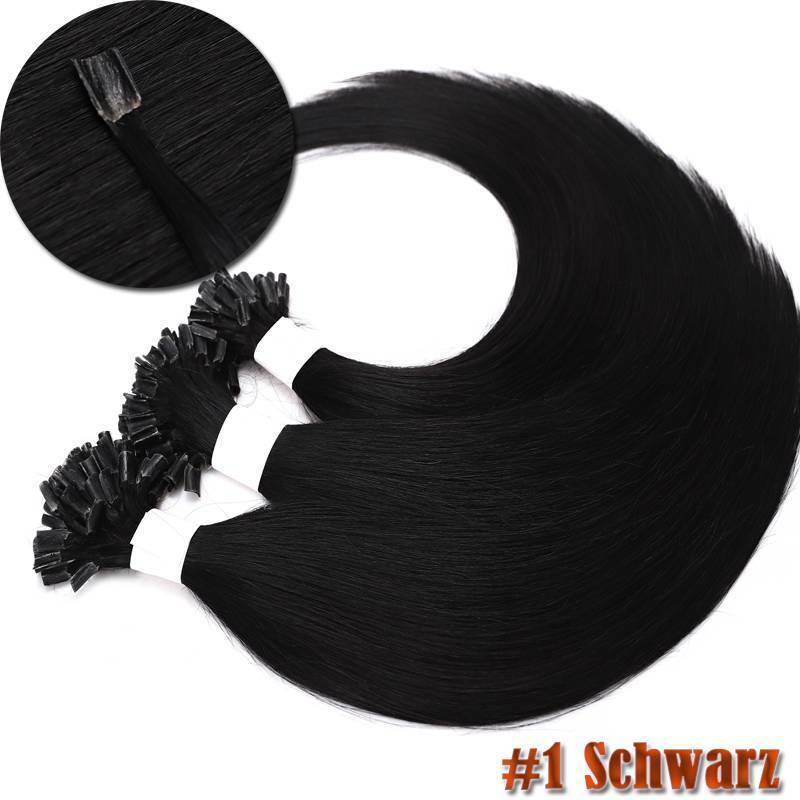 50/100S Pre Bonded U/Nail tip Keratin 100% Remy Human Hair Extensions 16-26Inch
