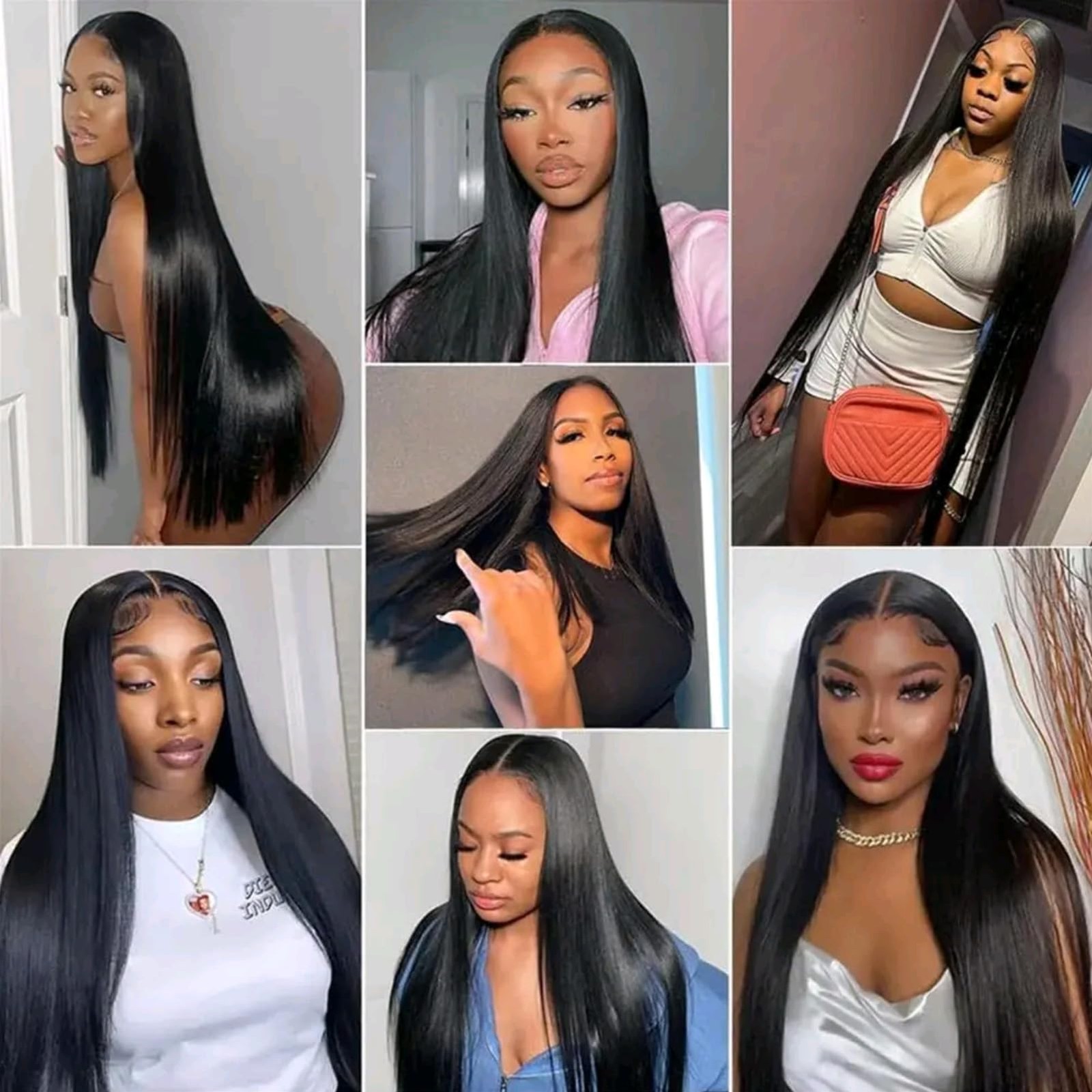 Yuccy 100g/Bundle Raw Human Hair Bundles 16A Indian Virgin Straight Hair 22 Inch