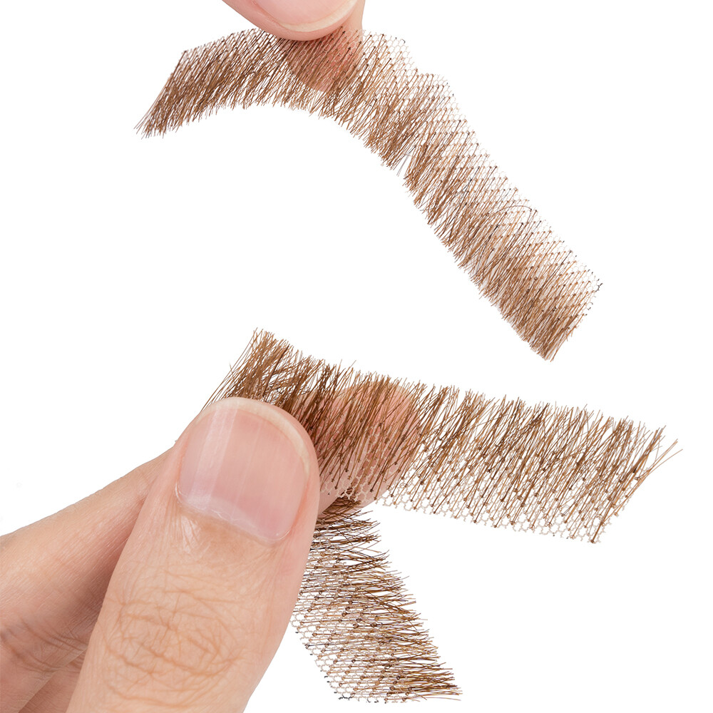 Men’s Fake Beard 100% Real Human Hair Face Beard Mustache Van Dyke Type Reusable