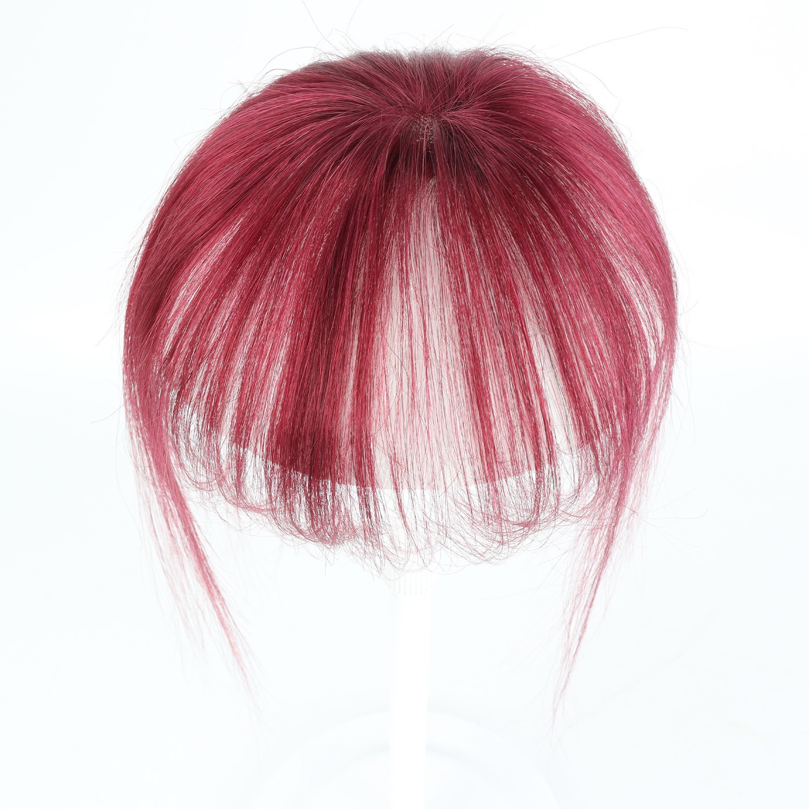 Short Hair Toppers For Women Natural Human Hair Extensions Mono Base Toupe