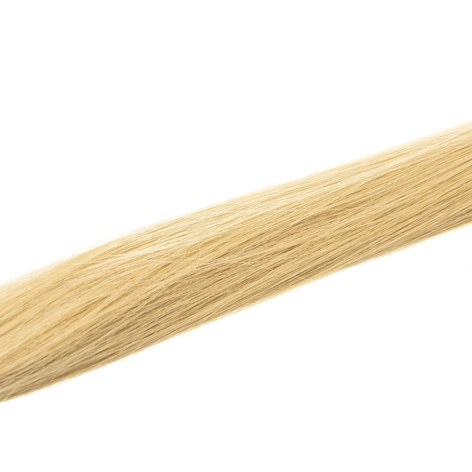 Easy Clip-In 12 Pcs Straight Hair Extensions – 18” Beige Blonde Highlights